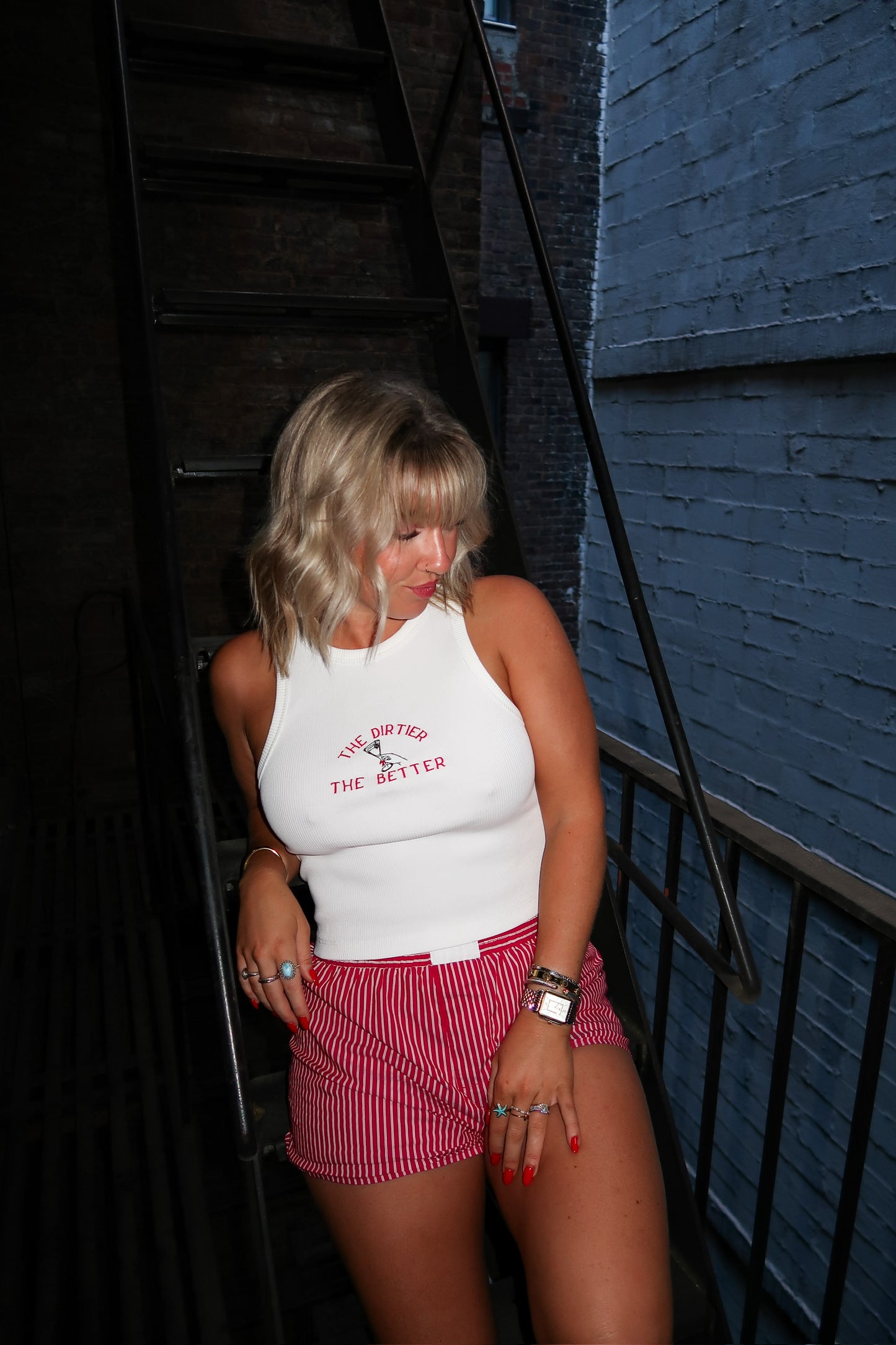 The Dirtier The Better Cropped Tank