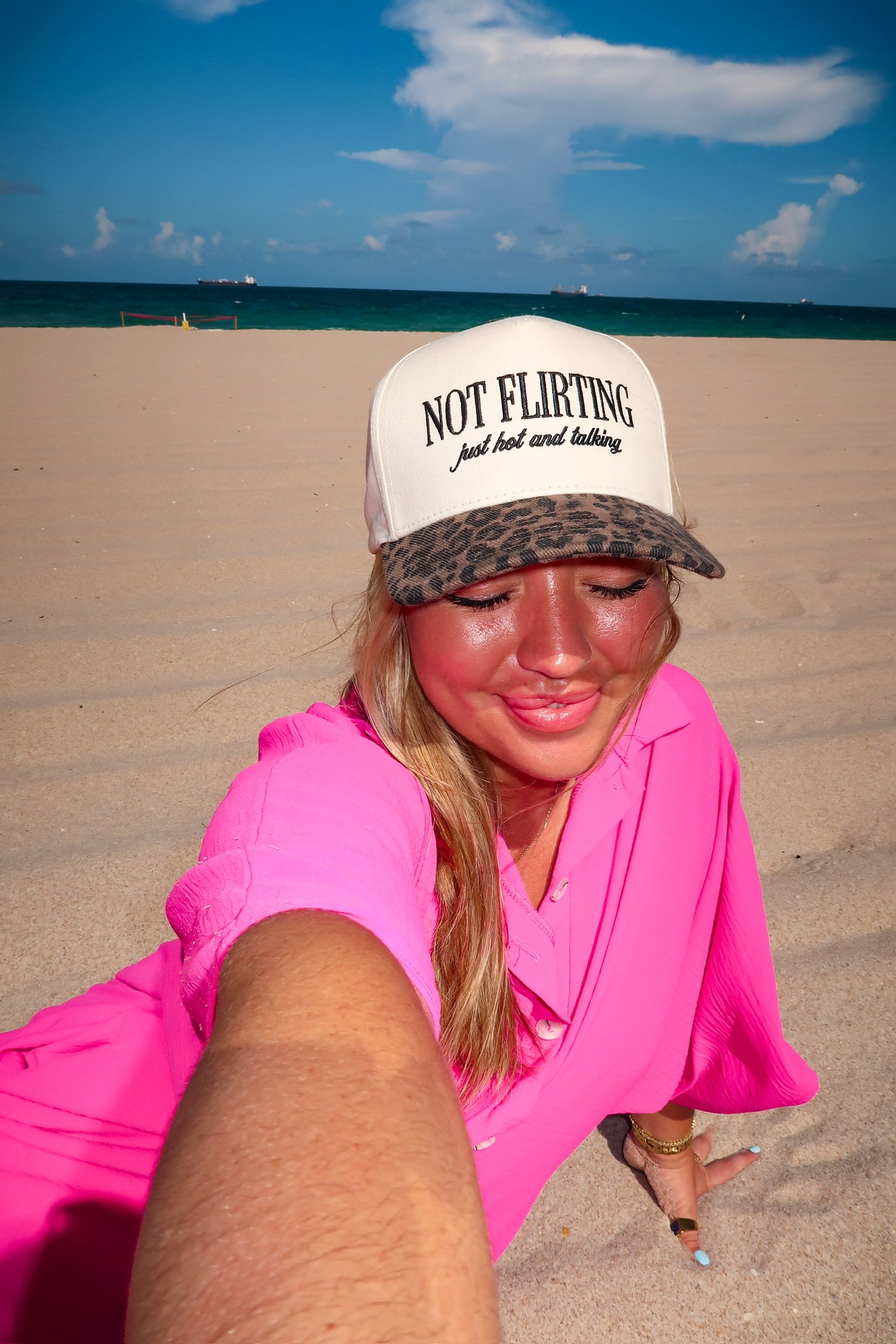 Not Flirting Hat