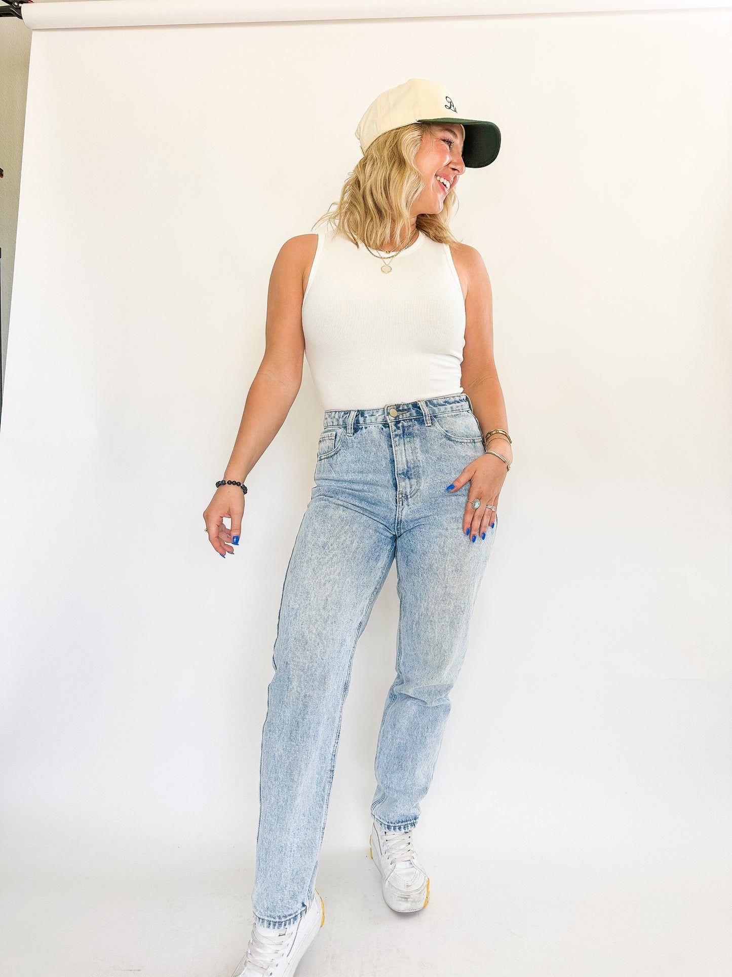 Simple Syrup Ribbed Bodysuit