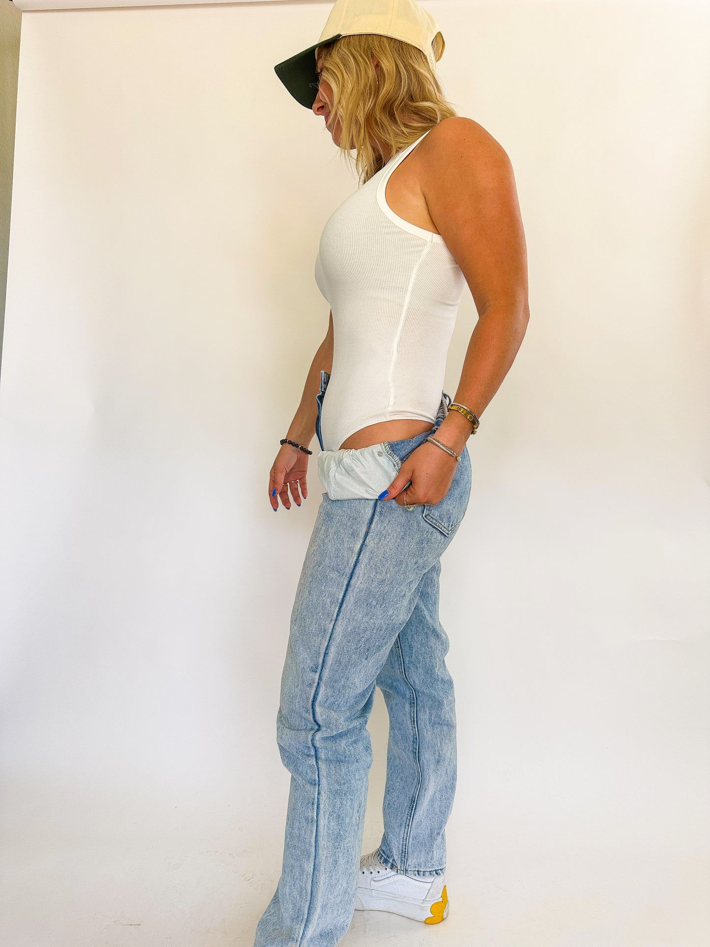 Simple Syrup Ribbed Bodysuit