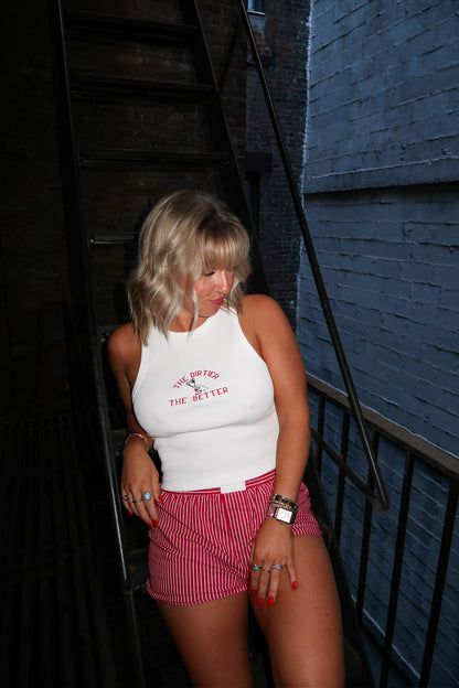 The Dirtier The Better Cropped Tank