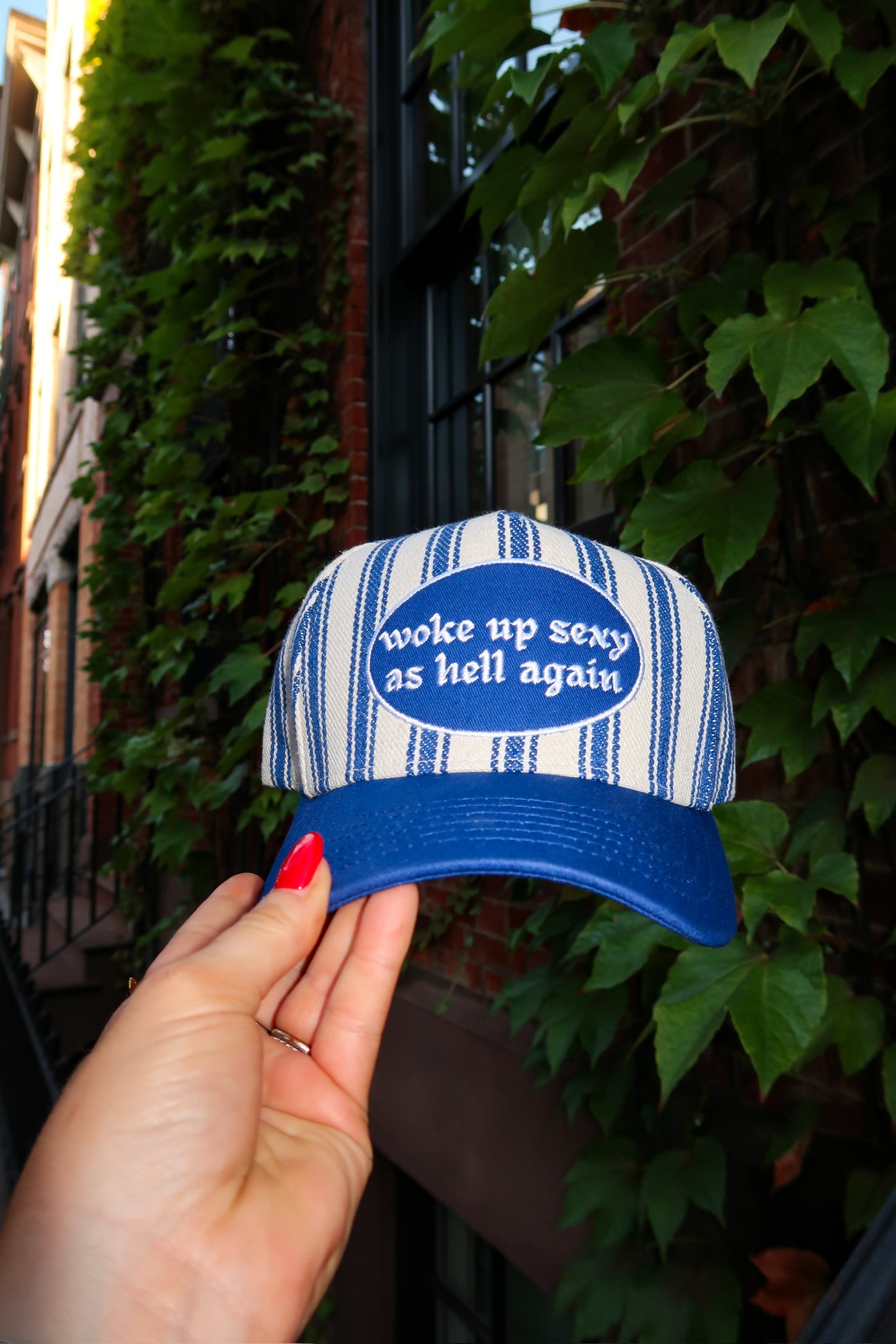 Woke Up Sexy Striped Hat