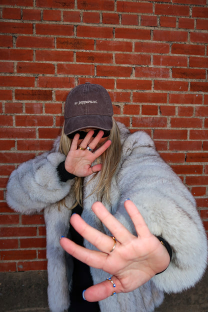No Papparazzi Dad Cap