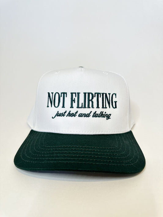 Not Flirting Hat (Green)
