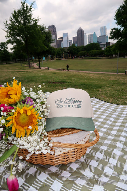 The Happiest Cursive Hat