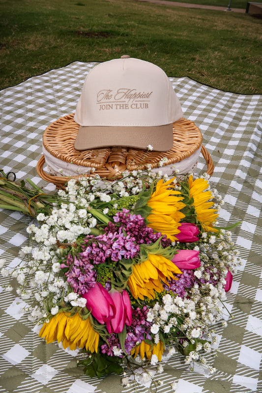 The Happiest Cursive Hat