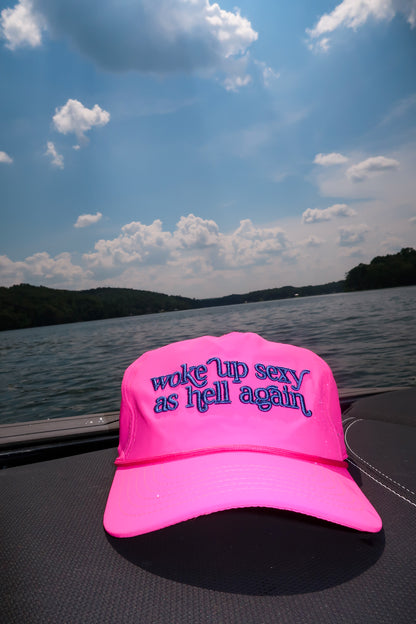 Woke Up Sexy Nylon Hat