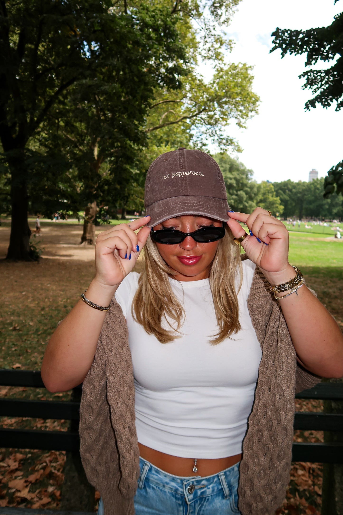 No Papparazzi Dad Cap