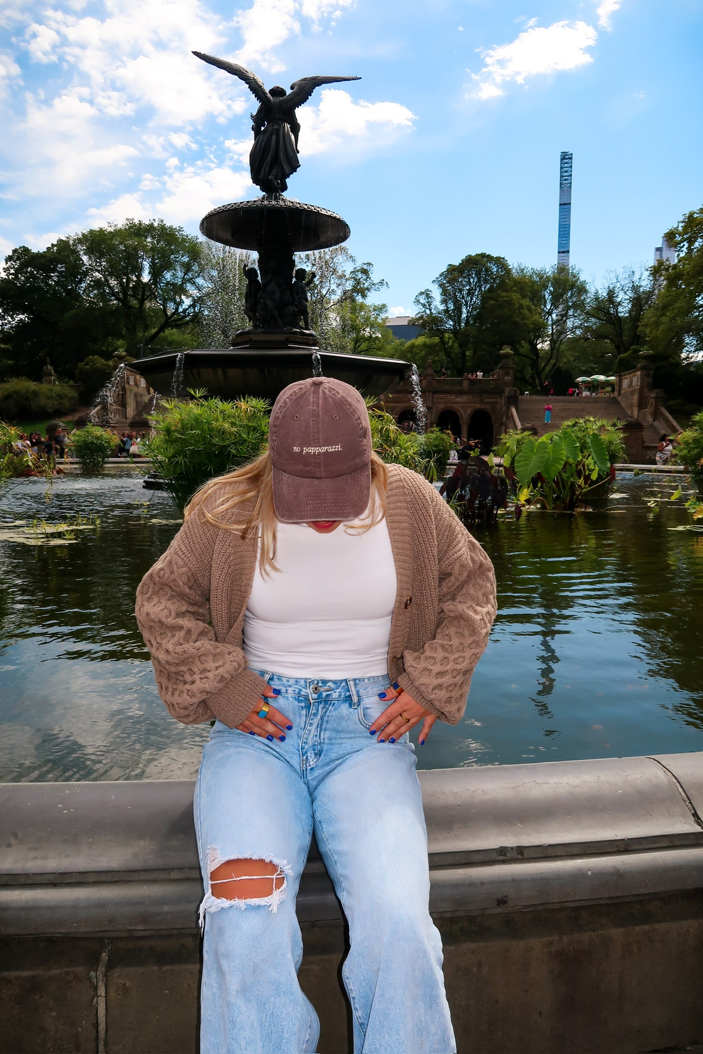 No Papparazzi Dad Cap