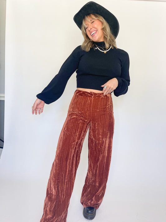 Witchy Woman Velvet Trousers